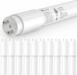 JESLED T8 LED Tube Lights 4FT, 14W 2450LM, Type A+B, 5000K Daylight White | Single or Double End Powered, Plug and Play or Ballast Bypass