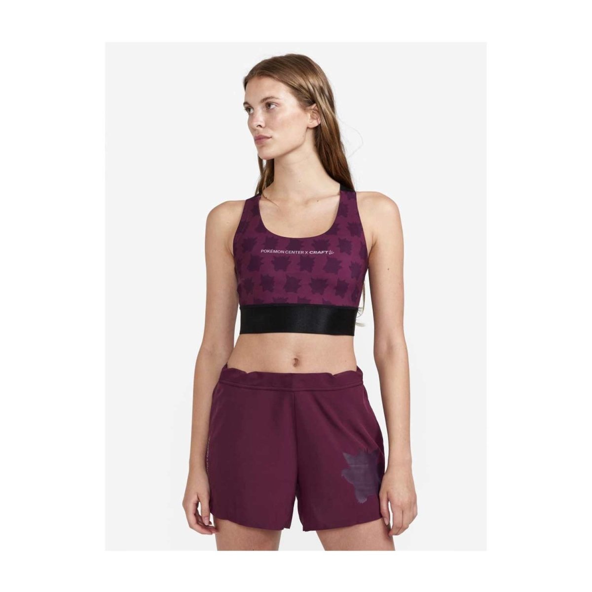 Pokémon Center × Craft: Gengar Core Charge Burgundy Sports Top - Women