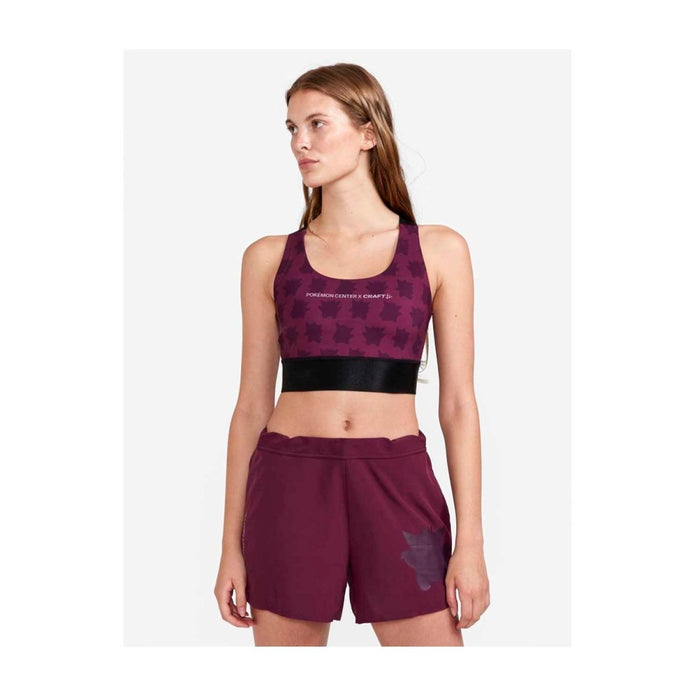 Pokémon Center × Craft: Gengar Core Charge Burgundy Sports Top - Women