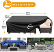 Kipiea Patio Furniture Covers Waterproof Winter, 420D Outdoor Furniture Set Covers, Heavy-Duty Patio Table Covers, No Tears Anti UV No Fading (98