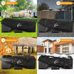 Kipiea Patio Furniture Covers Waterproof Winter, 420D Outdoor Furniture Set Covers, Heavy-Duty Patio Table Covers, No Tears Anti UV No Fading (98