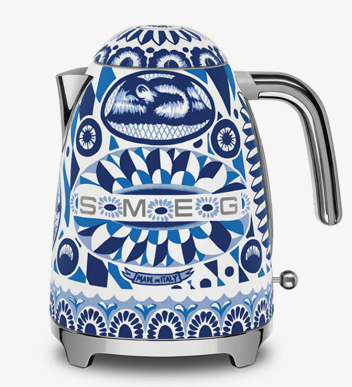 Smeg | 50'S Style Dolce & Gabbana Mediterraneo Fixed Temp Kettle