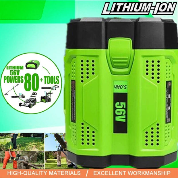 5.0Ah Upgraded Battery for EGO 56V Compatible with Power 56V EGO Power+ Tools