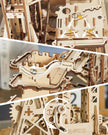 ROKR 3D Assembly Wooden Puzzle Brain Teaser Game Mechanical Gears Set LG504
