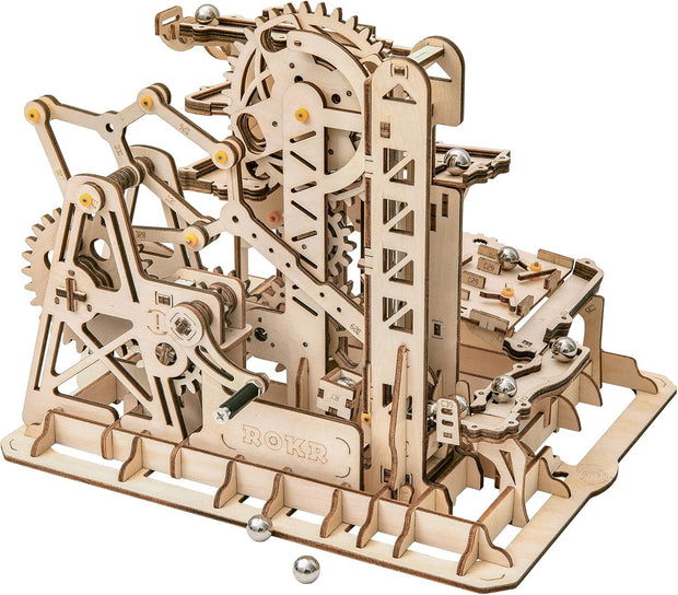 ROKR 3D Assembly Wooden Puzzle Brain Teaser Game Mechanical Gears Set LG504