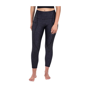 Grass-Type Pokémon Black 7/8 Length Leggings - Adult