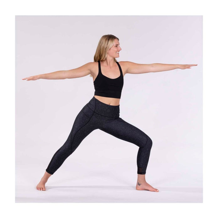 Grass-Type Pokémon Black 7/8 Length Leggings - Adult