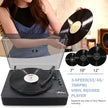 Bluetooth Record Player Vinyl Turntables with Built-in Speakers