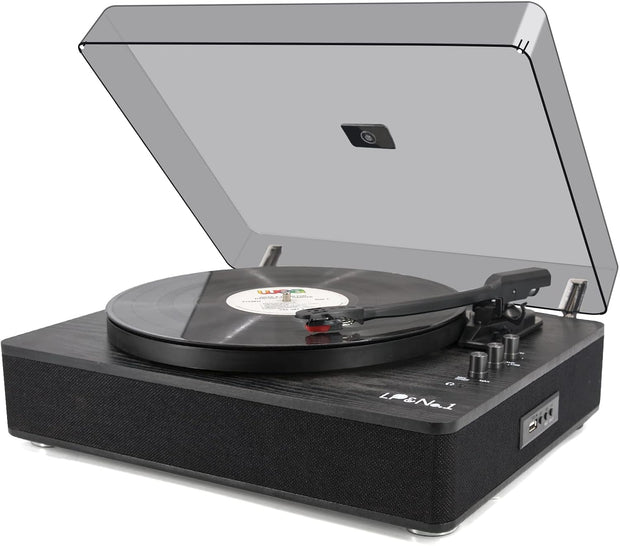 Bluetooth Record Player Vinyl Turntables with Built-in Speakers