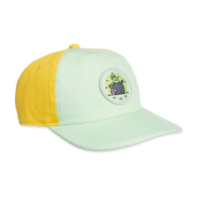 Lechonk & Smoliv Pokémon Lazy Summer Green & Yellow Hat (One Size-Adult)