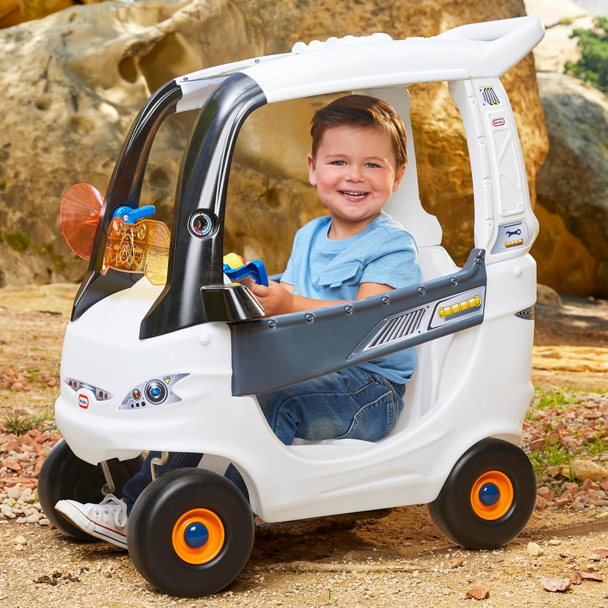 Little Tikes Adventure Rover, Indoor/Outdoor Space Ride-On w/Sound FX, Kid and Parent Powered, Children, Toddlers, Boys, Girls, Ages 1.5 to 5 Years