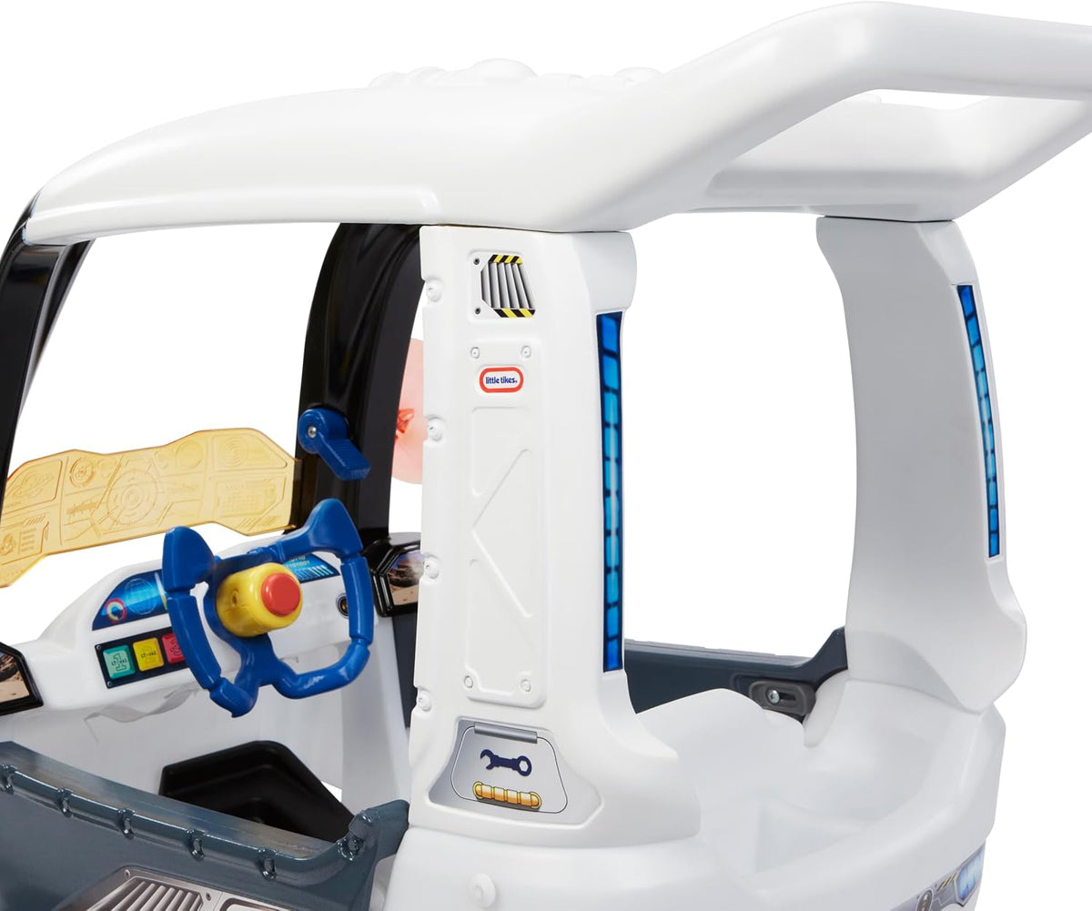 Little Tikes Adventure Rover, Indoor/Outdoor Space Ride-On w/Sound FX, Kid and Parent Powered, Children, Toddlers, Boys, Girls, Ages 1.5 to 5 Years