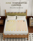 GOTCOZY Heated Mattress Pad King Size-Heated Pad for Bed Warmer(White)