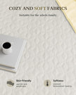 GOTCOZY Heated Mattress Pad King Size-Heated Pad for Bed Warmer(White)