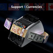 Aneken N60 Multi-Denominations Money Counter, 6 Detection Methods (UV/IR/MG/MT/DD/CIS),1200 Bills/min, Mixed Bills Value Counting Machine, 3.5