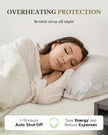 GOTCOZY Heated Mattress Pad King Size-Heated Pad for Bed Warmer(White)