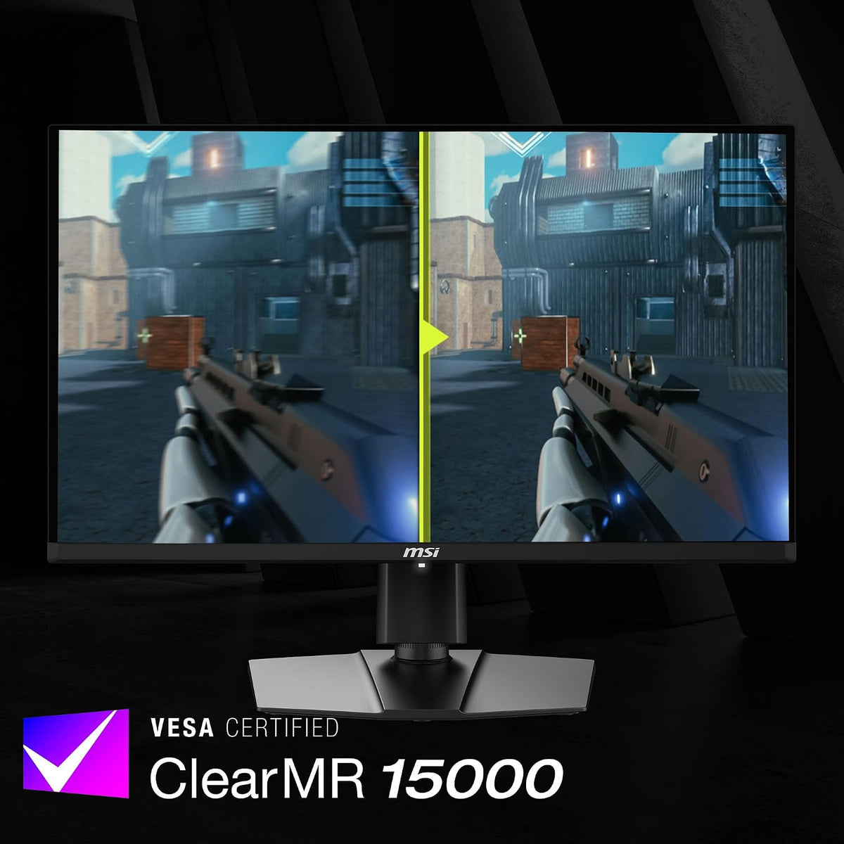 MSI MAG 271QP QD-OLED X28 27-inch 2560 x 1440 (QHD) Gaming Monitor, 280Hz, Adaptive-Synch, HDR Ready, HDMI, VGA Port,VESA Mountable, Tilt, 4-Side Slim Bezel, 0.03ms, Black