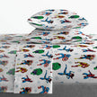 Jay Franco Marvel Avengers Fighting Team 5 Piece Full Bed Set - Includes Reversible Comforter & Sheet Set Bedding