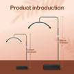 HD-M6X 36W Floor LED Video Light Half-moon Shaped Fill