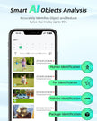 MaxiViz Solar Security Cameras Wireless Outdoor, Home Security Camera Outdoor with Solar Panel, 2K Color Night Vision, AI Motion Detection, Two-Way Talk, IP66 Weatherproof, 2.4G WiFi, Cloud/SD Storage