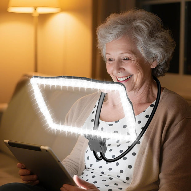 8079-3 Hands Free Magnifying Glass for Reading