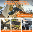 Litheli 20V Mini Chainsaw 6 inch Brushless Cordless Chain Saw with 2.0Ah Battery & Cable, 450W 24.6ft/s Auto-Oiling Handheld Electric Chainsaw for Wood Cutting, Yard