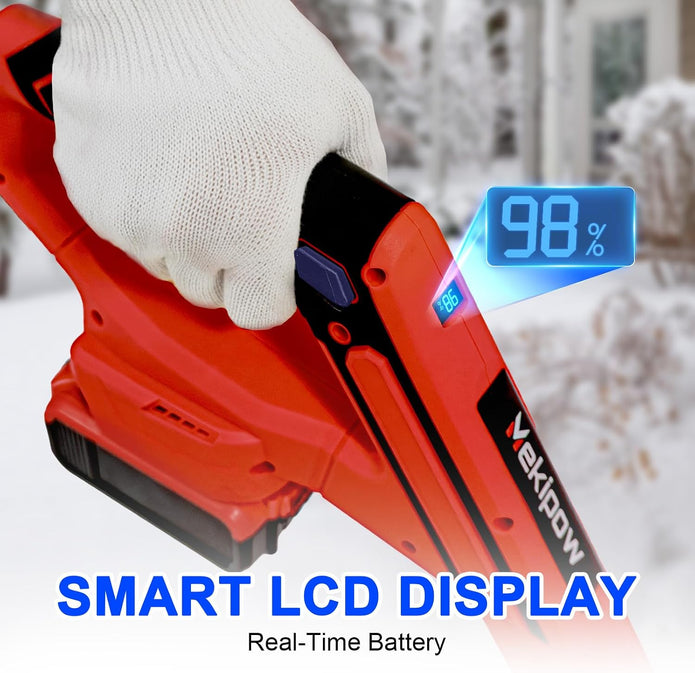 Cordless Snow Shovel Compatible for Milwaukee 18V Battery with Brushless Motor, 12'' Cordless Snow Blower, Electric Snow Thrower,6.2