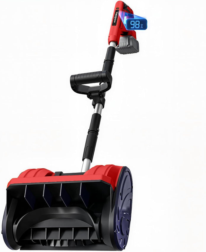 Cordless Snow Shovel Compatible for Milwaukee 18V Battery with Brushless Motor, 12'' Cordless Snow Blower, Electric Snow Thrower,6.2" Clear Depth with Front Handle for Deck,Patio