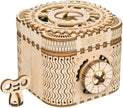 ROKR 3D Wooden Puzzle Mechanical Treasure Box Model DIY Brain Teaser Projects  LK502