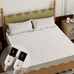 GOTCOZY Heated Mattress Pad King Size-Heated Pad for Bed Warmer(White)