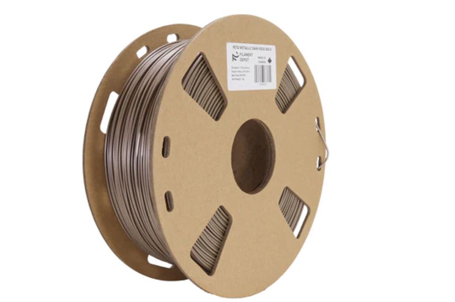 Filaments Depot PETG 1.75mm 1kg-Metallic Dark Rose Gold