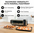 Ninja Foodi 8-in-1 Digital Air Fry Oven, Stainless, SP101C 1800W, Air Fry, Air Roast, Bake, Flip-Away for Storage