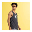 Espeon & Umbreon Summer Fun Charcoal Fitted Tank Top - Men