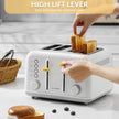 BUYDEEM DT640 4-Slice Toaster, 7 Shade Settings, 1.5