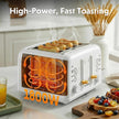 BUYDEEM DT640 4-Slice Toaster, 7 Shade Settings, 1.5