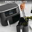 Ninja Foodi Air Fryer, 8 Qt/7.6L DualZone, 6-in-1, Grey, DZ201C