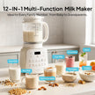 Nut Milk Maker, Soy Milk Maker, 12-in-1, Glass Jar, Auto Clean, 1.5L