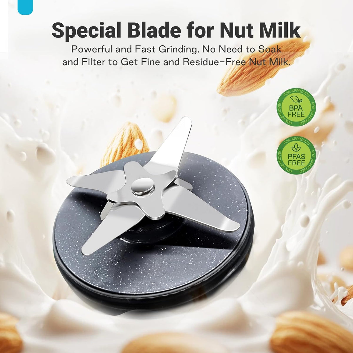 Nut Milk Maker, Soy Milk Maker, 12-in-1, Glass Jar, Auto Clean, 1.5L