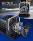 USED LIKE NEW / OMT AC Vacuum Pump and Gauge Set, 4 CFM 1/3 HP Set