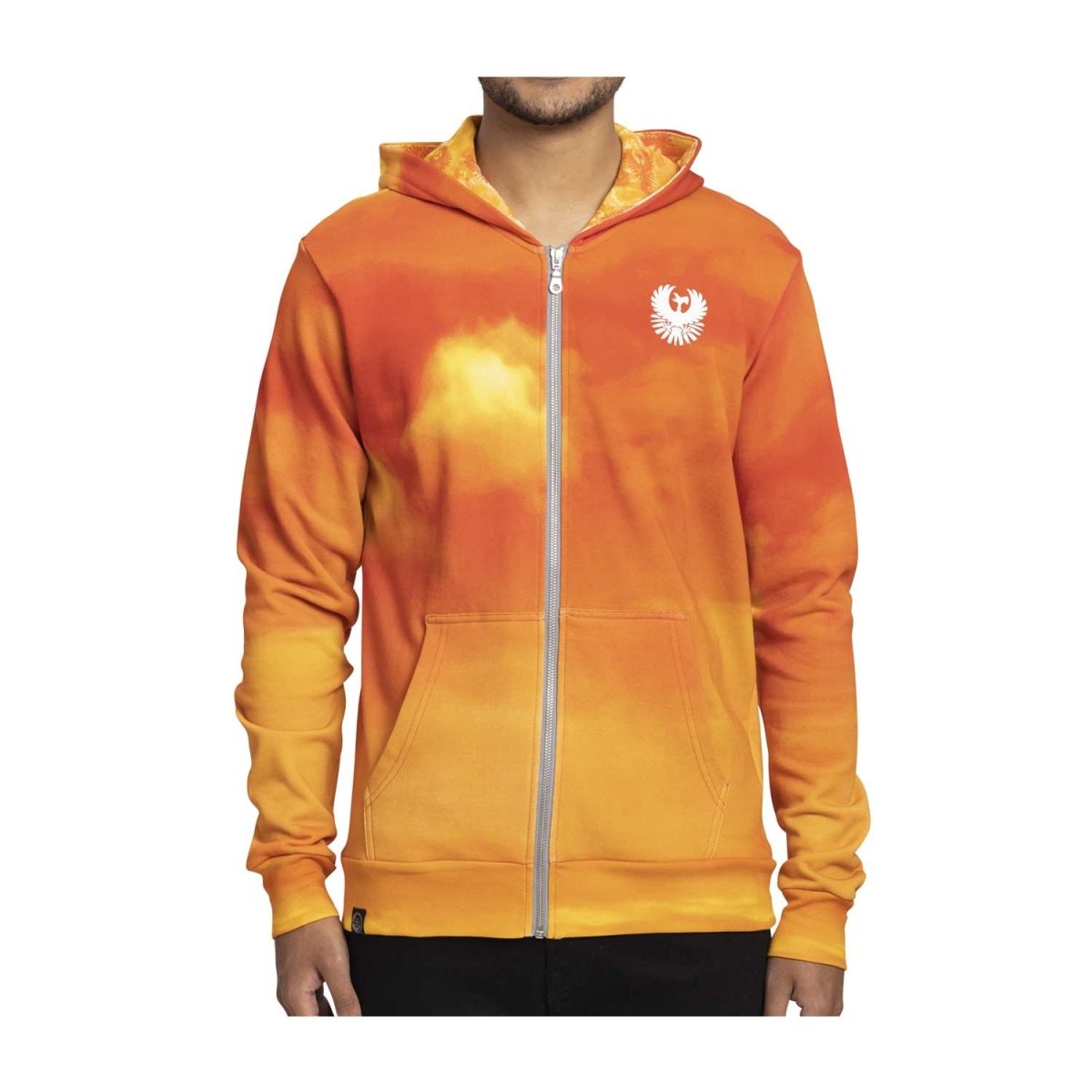 Ho-Oh Pokémon Take Flight Allover-Print Heavyweight Zip-Up Hoodie - Adult