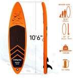 SUP Inflatable Stand Up Paddle Board 10'6"/32" 6" Ultra-Light Thick Paddleboard