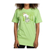 Pikachu & Galarian Weezing Green Relaxed Fit Crew Neck T-Shirt Size S