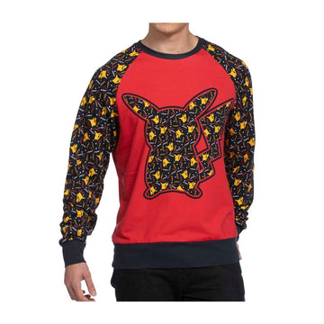 Pokémon Center Pikachu Party Raglan Crew Neck Sweatshirt - Adult Size L