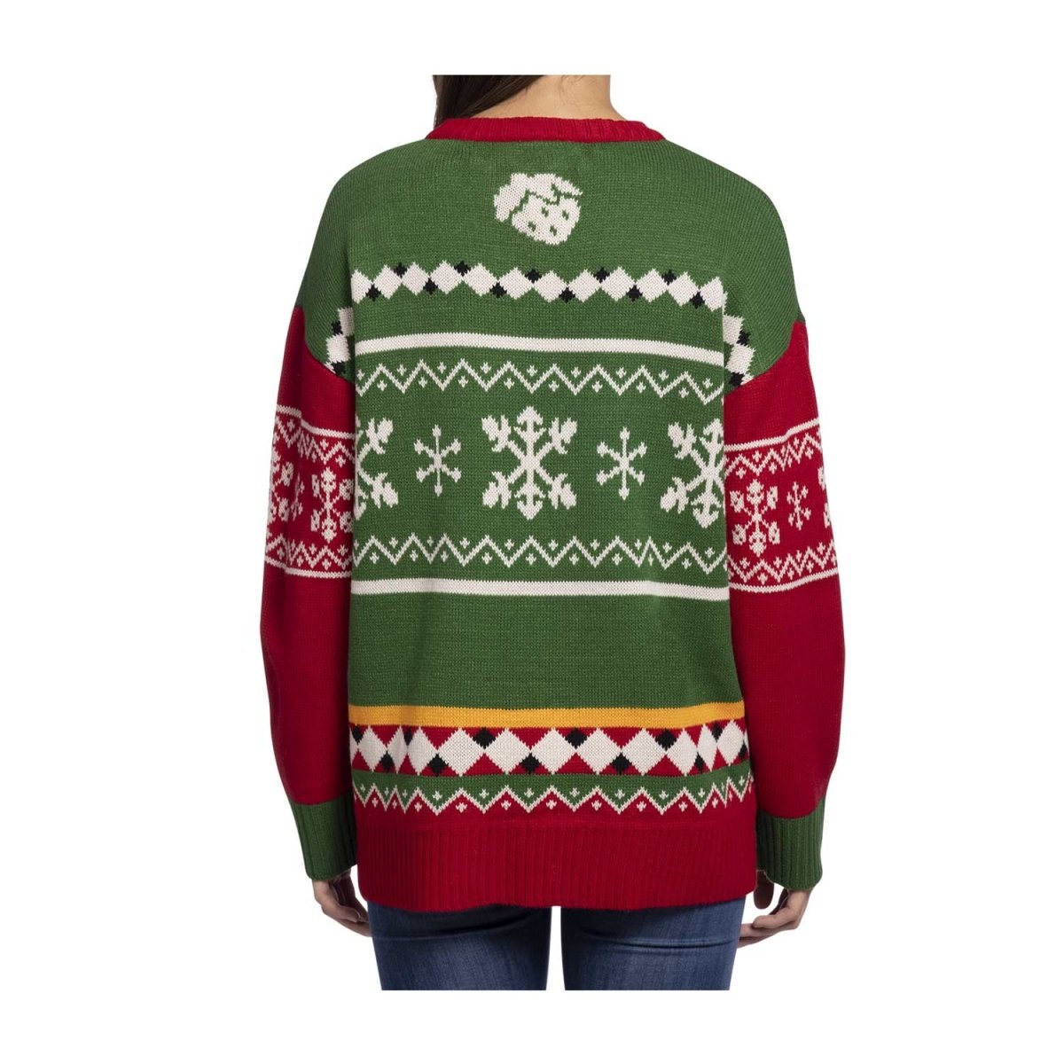 Greedent Red & Green Knit Sweater  Pokemon Centre - Adult Size S