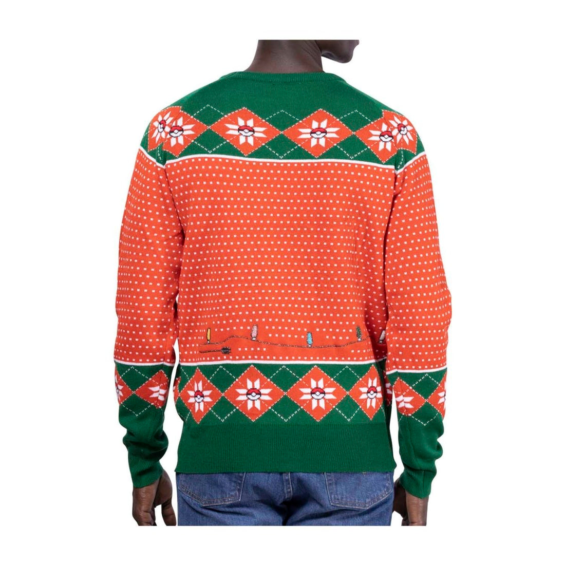 Pikachu Holiday Lights Knit Sweater - Adult Size L