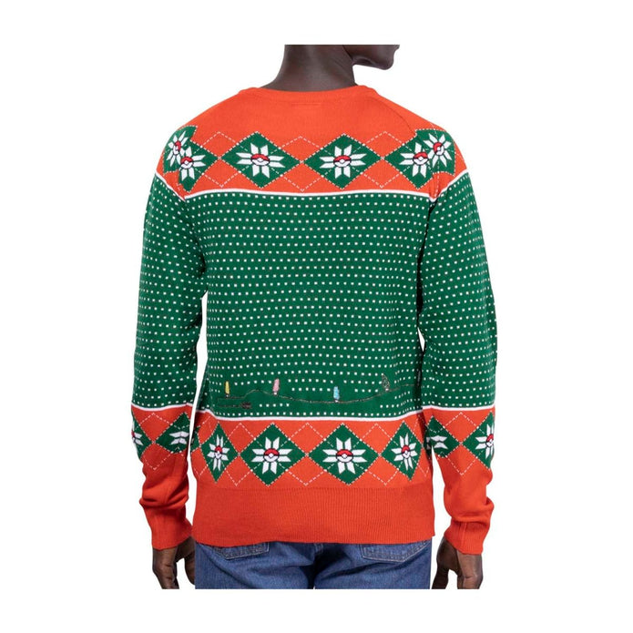 Pokémon Center Eevee Holiday Lights Knit Sweater - Adult Size XS