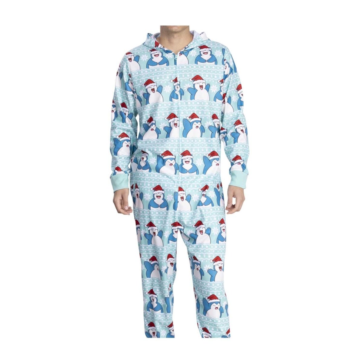 Pokémon Center Snorlax Holiday Hooded One-Piece Pajamas - Adult Size XL