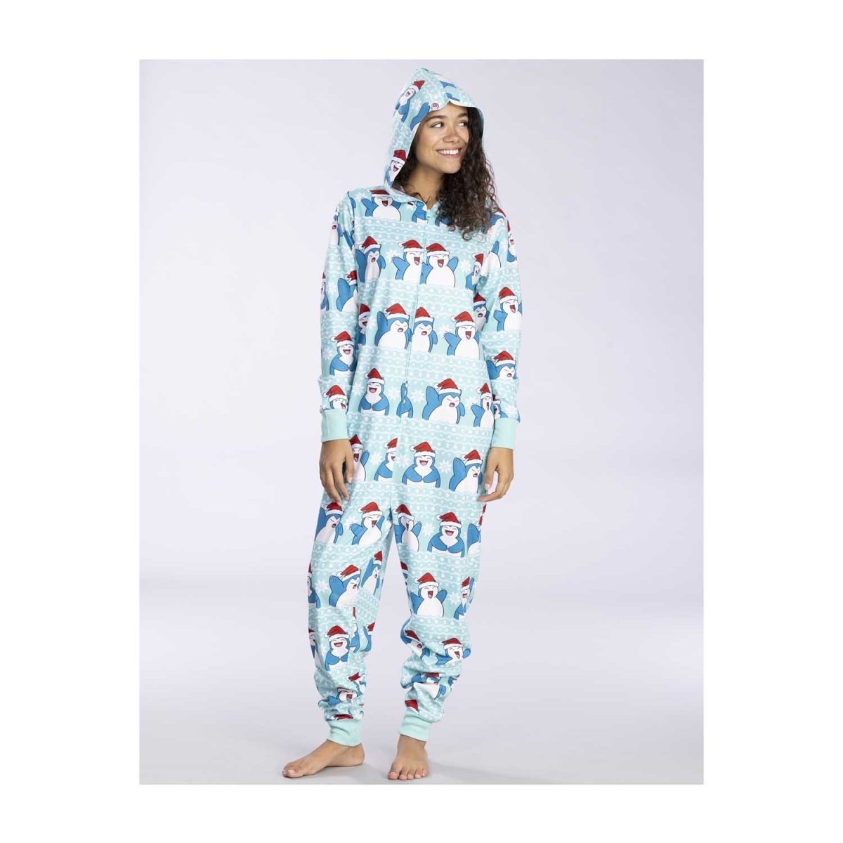 Pokémon Center Snorlax Holiday Hooded One-Piece Pajamas - Adult Size XL