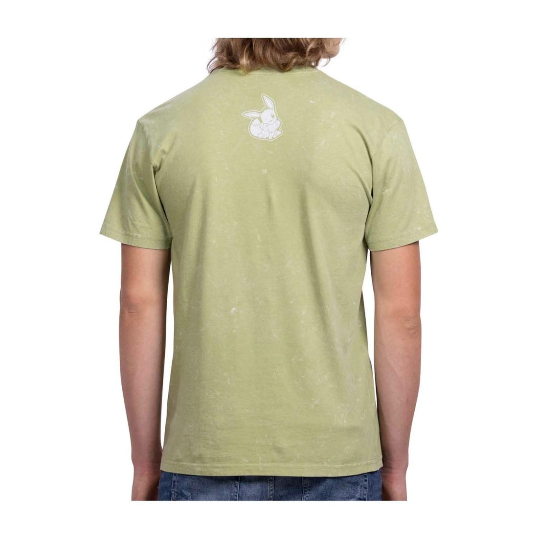 Leafeon & Glaceon Green Relaxed Fit Crew Neck T-Shirt - Adult Size 2XL