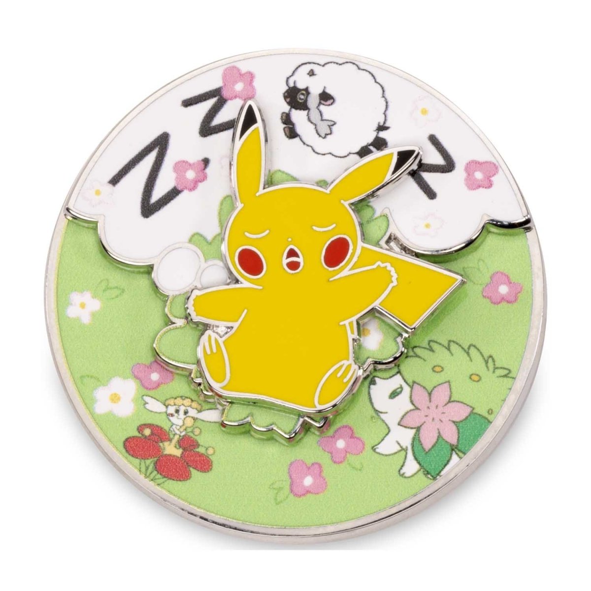 Pikachu Sleepy Spring Pokémon Spinning Scenes Pin